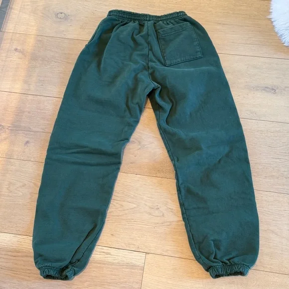 Los Angeles Apparel Green Jogger Pants - Picture 3 of 3